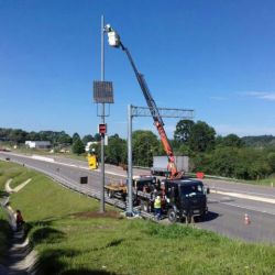 Instalação de câmeras de vigilância na BR116