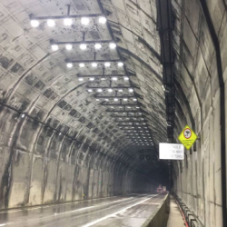 Iluminação Túnel Morro do Boi - Balneário Camboriú SC