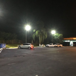 Iluminação LED Base de apoio Autopista Planalto Sul